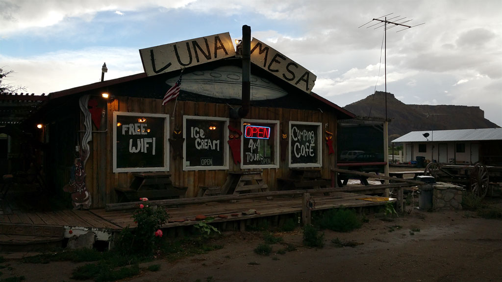 Luna Mesa Cafe, Caineville UT.    (c) Richard Karp