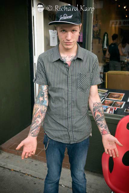 another tattooed man, Tronno