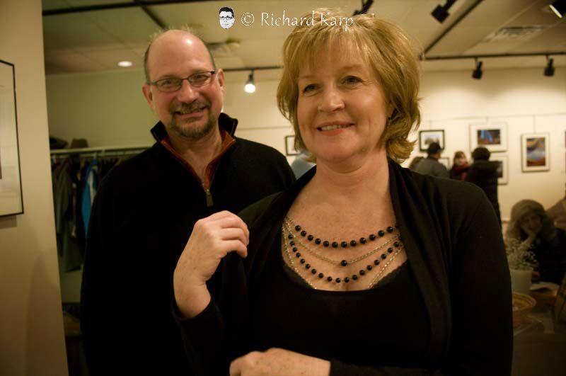 Russ and Christine at the photography show
